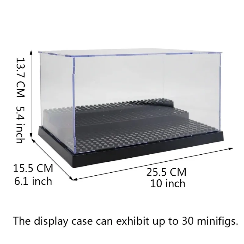 Acrylic Compatible Building Block Display Box Storage Box Building Block doll Toy Collection doll Manual Transparent Display