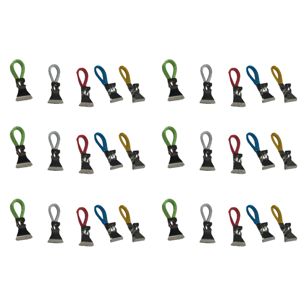 30 Pieces Towel Clips Not Easy to Deform Durable Thicken Hanging Kitchen Clips Smooth Rustproof Towel Loops Anti Slip Hook Clamp