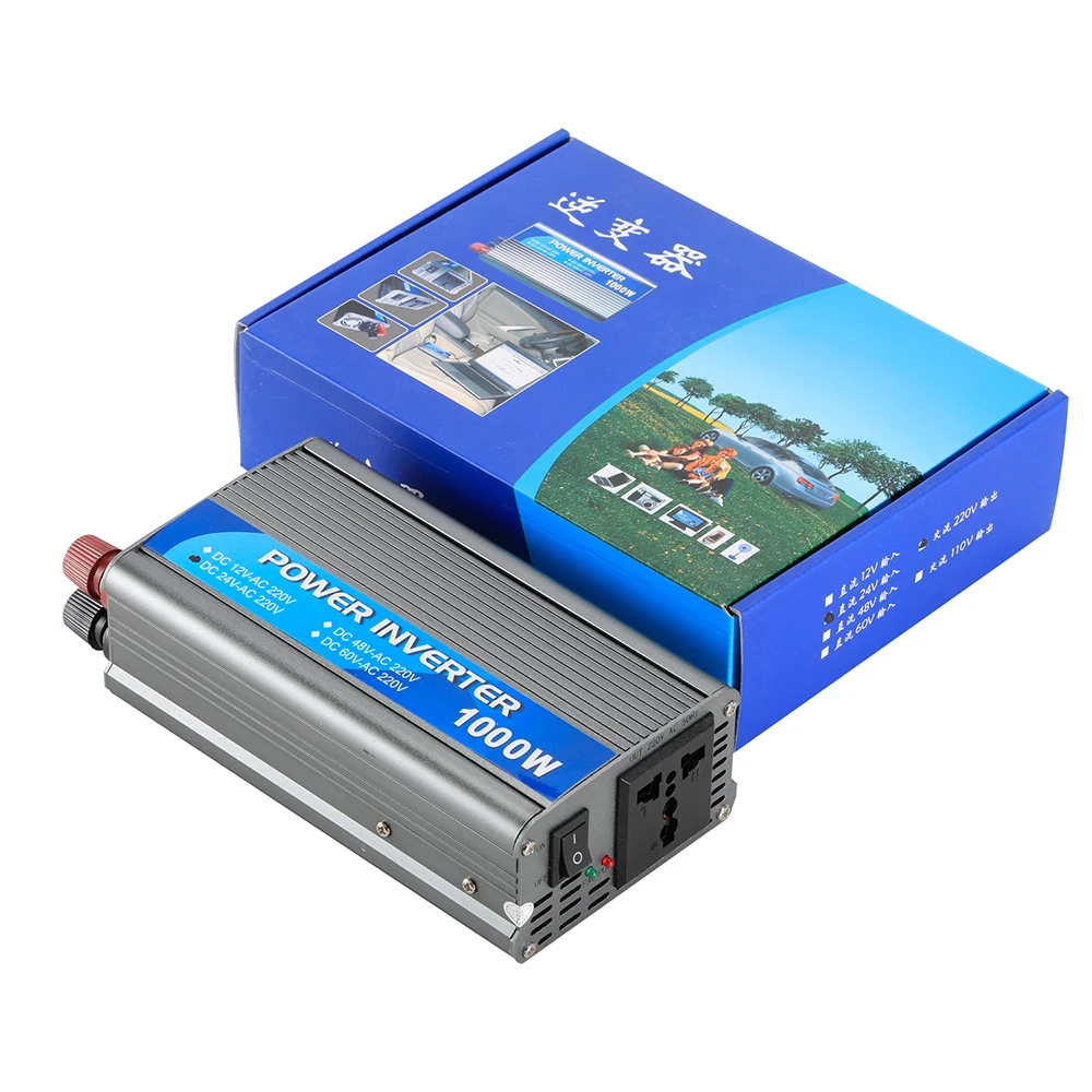 1000W Car Inverter 12V 220V Dc to Ac Voltage Transformer Converter Rv Vehicle Modified Sine Wave Power Inverter view 5