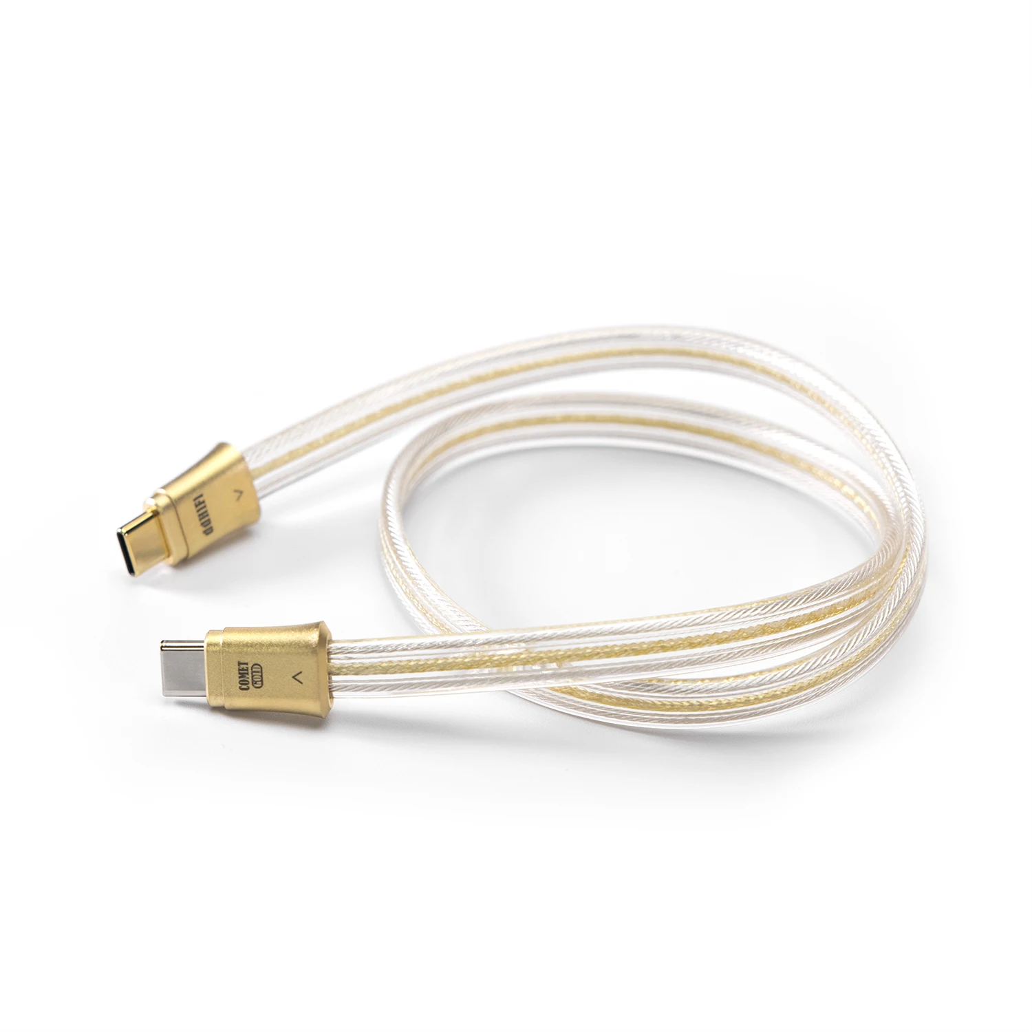 DD ddHiFi TC19CC Gold (Comet Gold) Digitales Signalkabel aus reinem Silber für HiFi DAC AMP, 10 cm/45 cm/100 cm – Detail 11