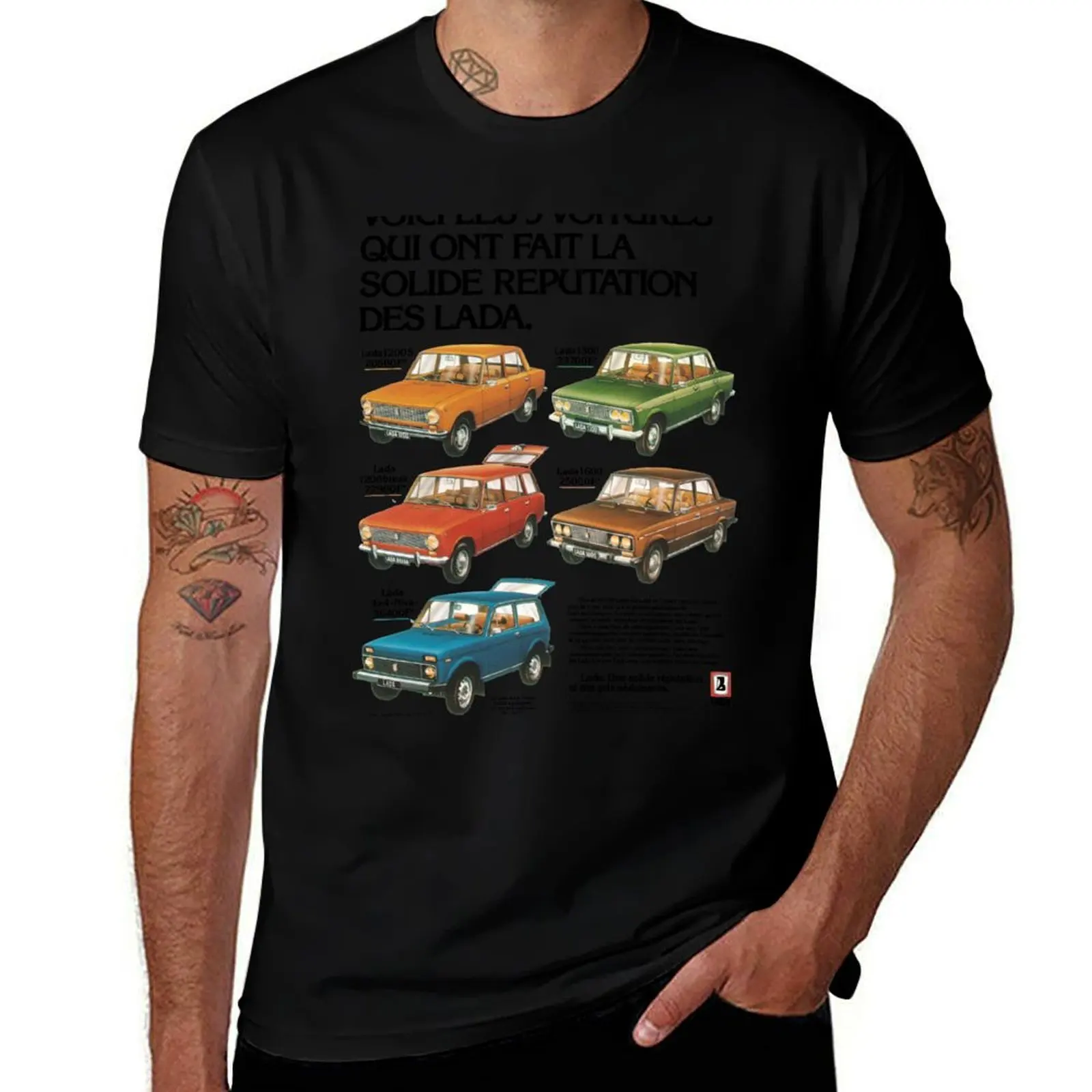 LADA RANGE T-Shirt Casual All Match Tee Shirt for Men T-Shirt