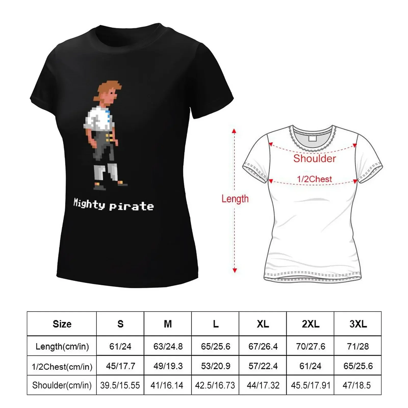 Mighty Pirate V2 T-Shirt summer tops female western t shirts for Women