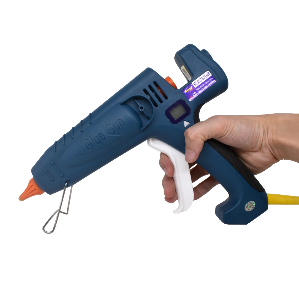 500W industrial high-power glue gun adjustable temperature digital display, bonding maintenance tools use 11mm glue sticks