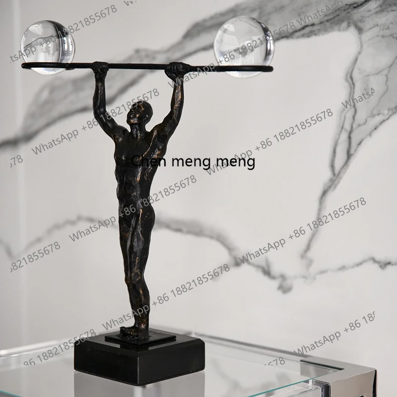 

Model rooms, ornaments, home furnishings, modern cast iron figures, TV cabinet furnishings