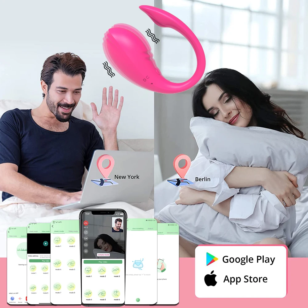 Bluetooths-consolador vibrador de huevo para mujer, juguete sexual femenino inalámbrico con Control remoto por aplicación, huevo vibrador, bragas,