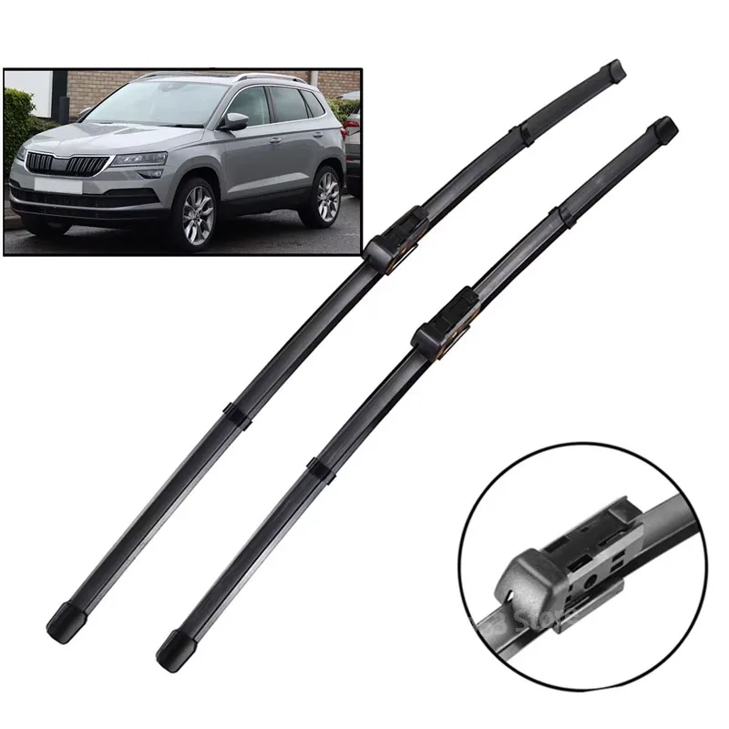 

Wiper LHD Front Wiper Blades Set For Skoda Karoq 2017 - 2023 Windshield Windscreen Window Brushes 26"+18"