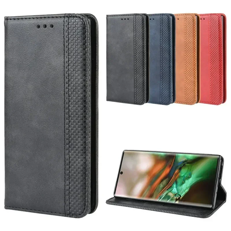 For OPPO Reno13 F 4G/5G Retro Leather Case Luxury Wallet Book Holder Flip Magnet Auto Closed Full Cover For OPPO Reno 13F Bags