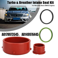 For Mercedes-Benz OM642 Red Turbo & Breather Intake Seal Kit A0179973545 A0149976445 Auto Turbos Sealing Gasket Car Accessories