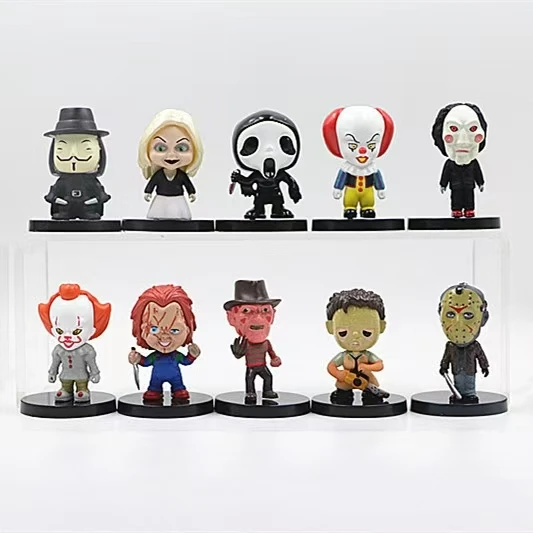 Jack Skellington Boneca modelo PVC, o pesadelo antes do Natal, Sally, carro,  brinquedos adoráveis, presente de Halloween