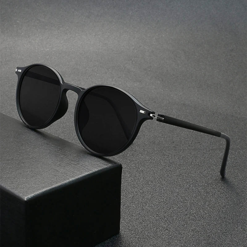 Fashion Myopia Sunglasses Round Style Male Sunglasses Female Driver's Ultraviolet-proof UV400 Sun Glasses Diopter Myopia Goggles