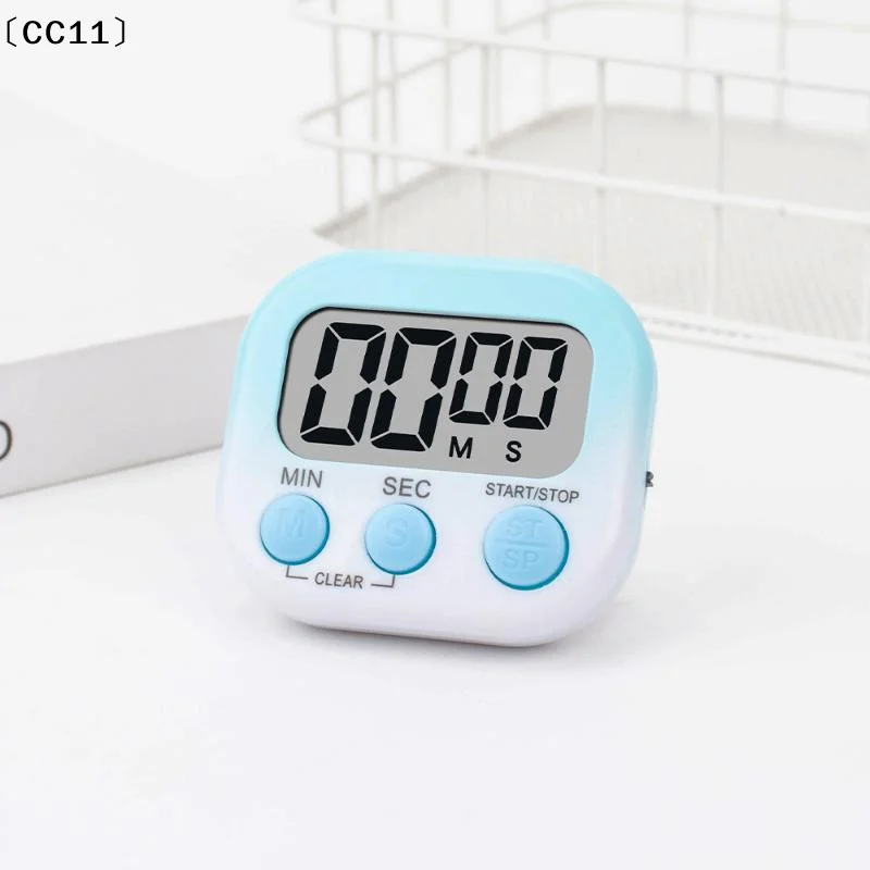Electronic Kitchen Cooking Baking Timer Kids Time Manager Alarm Clock Magnetic LCD Digital Count Down Up Study Stopwatch〔CC11〕