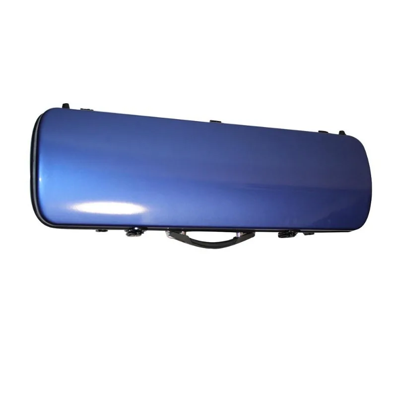 

Blue fiberglass PC violin hard case, piano case