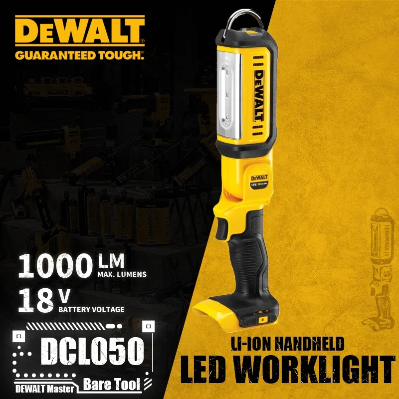 DEWALT DCL050 Cordless LED Hand Held Area Light 18V Lithium Power Tools Bare Tool 1000LM