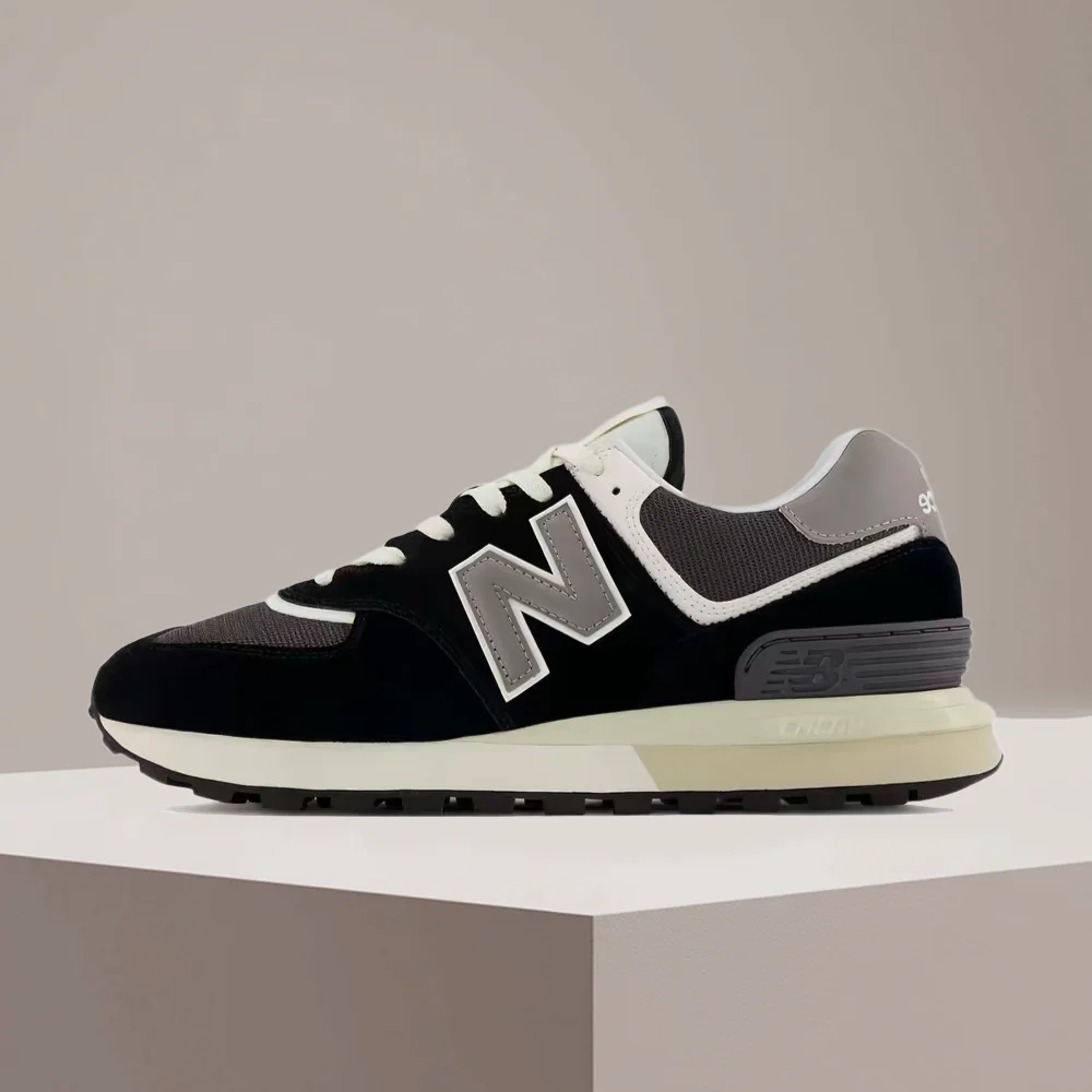 New Balance 574 Legacy Unisex Low-Top Urban Runners – Schwarz/Grau