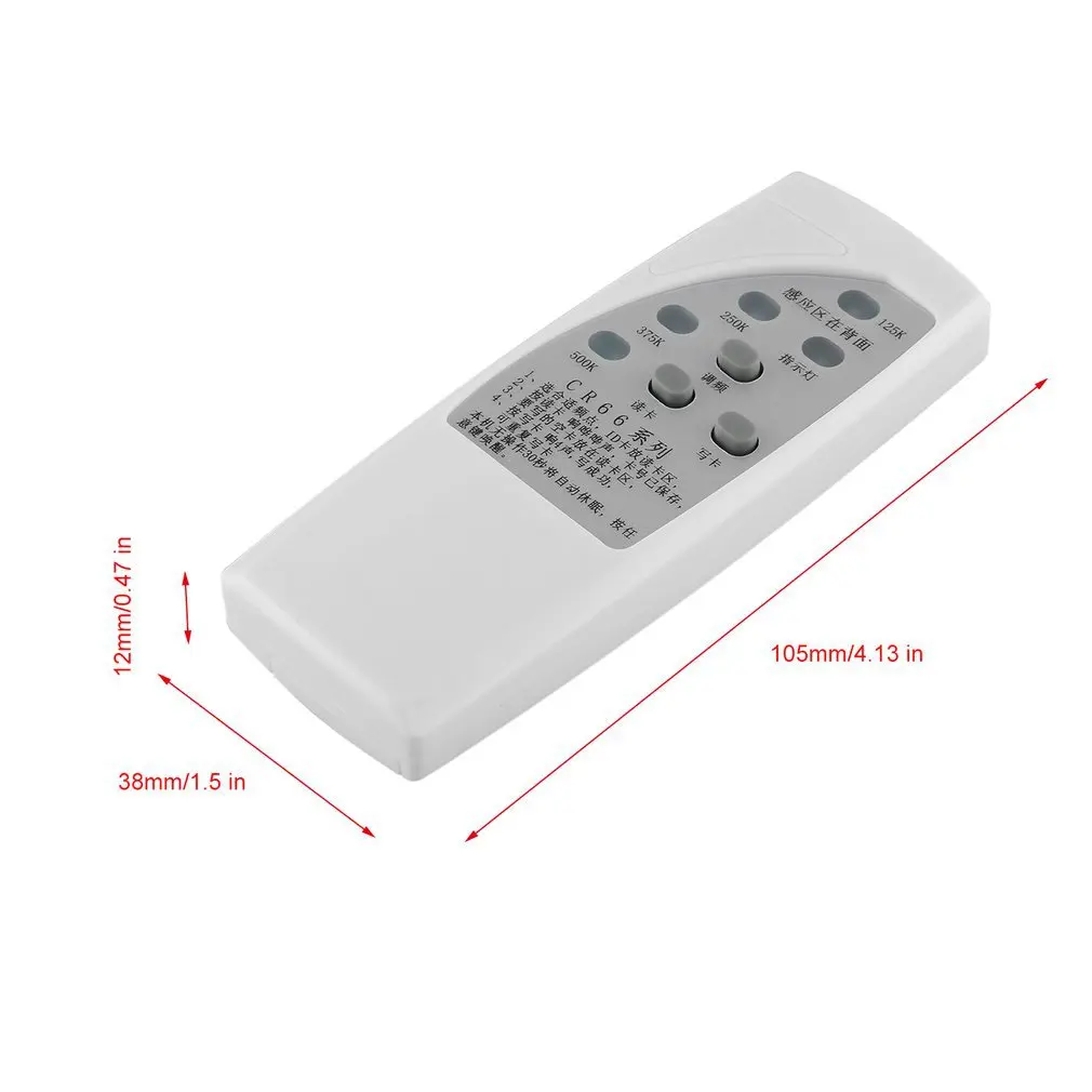 CR66 Handheld RFID ID Card Duplicador, Programador, Leitor, Escritor, 3 Botões Copiadora, Indicador de luz