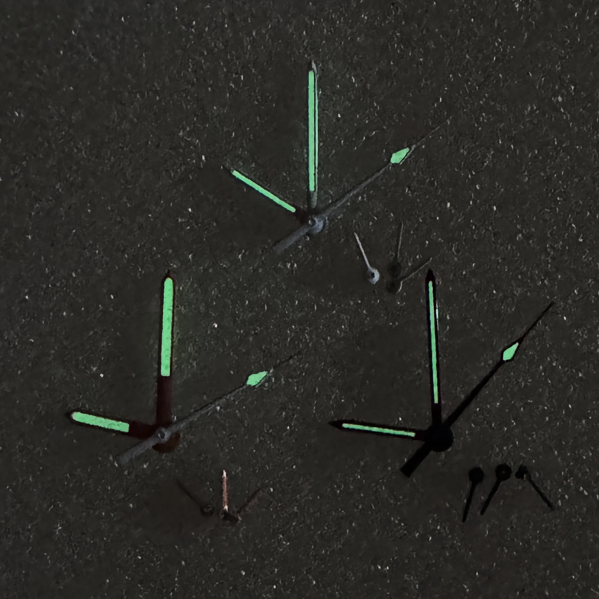 Watch Hand Watch Needle Suitable for VK63 Quartz Movement Green Luminous Watch Modification Accessories