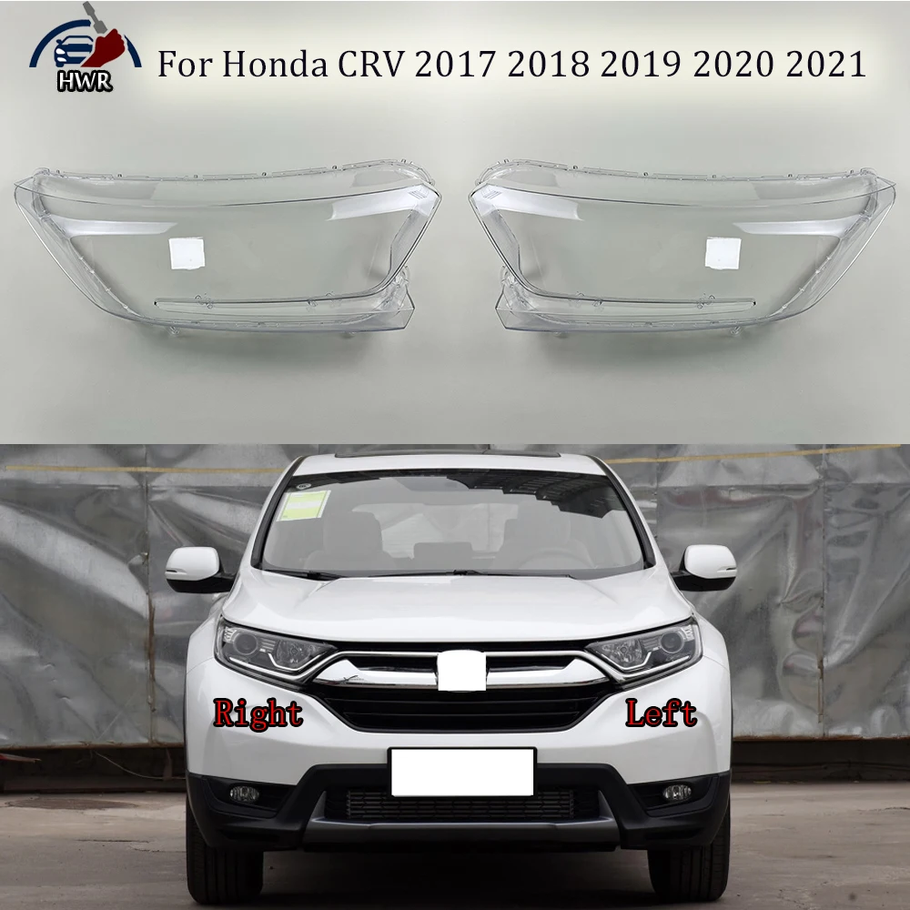 

For Honda CRV 2017 2018 2019 2020 2021 Car Accessories Headlight Cover Lens Transparent Lampshdade Headlamp Lamp Shell Glass