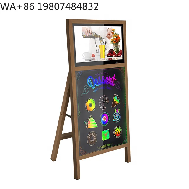 LED Writing Board Illuminated A-frame, Erasable Neon LED Message Menu Glass Board, Fluorescent With LCD Signage Aliexpress