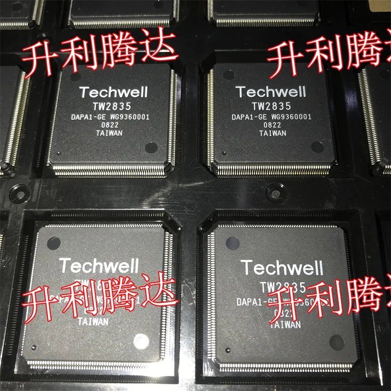 100% Original Novo 1 PÇS/LOTE TW2835 TW2835-DAPA1-GE Controlador de Vídeo IC I2S ITU-R BT.656, NTSC, PAL 208-PQFP (28x28) Pacote
