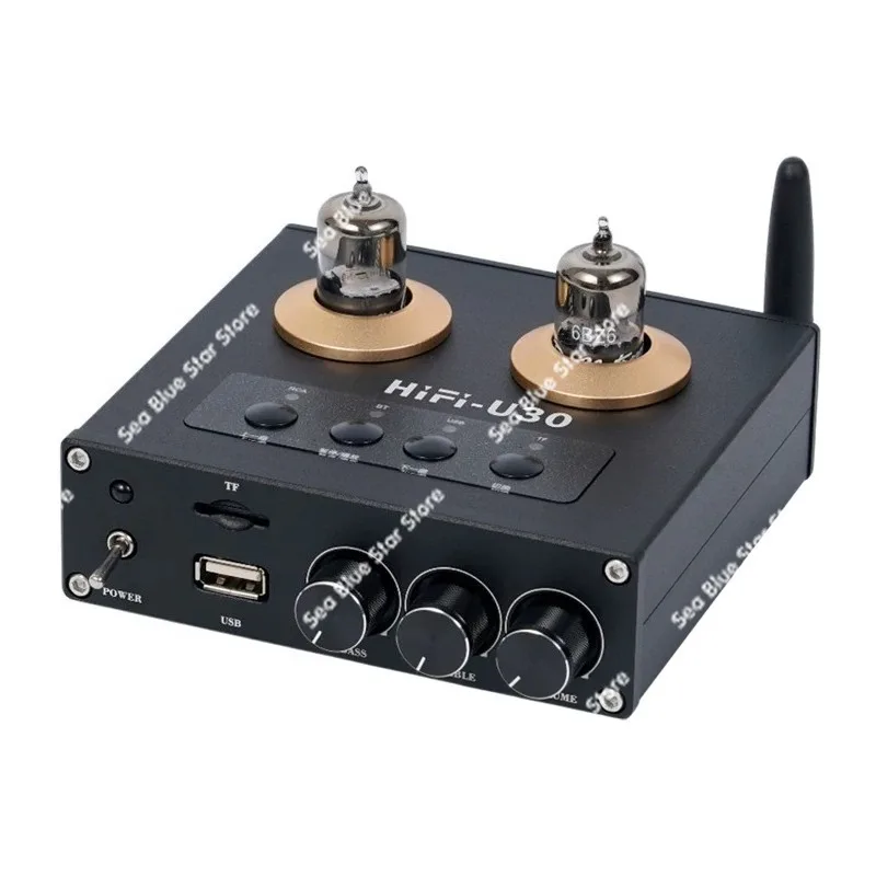 Audio, Preamplifier U30 Bluetooth 5.3 Fever Tube Front-stage High and Low Sound Adjustment