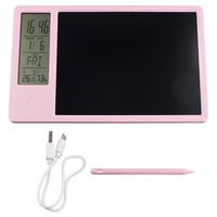 Multifunctional Electronic Desk Calendar LCD Handwriting Board With Alarm Clock Humidity Temperature LCD Message Board