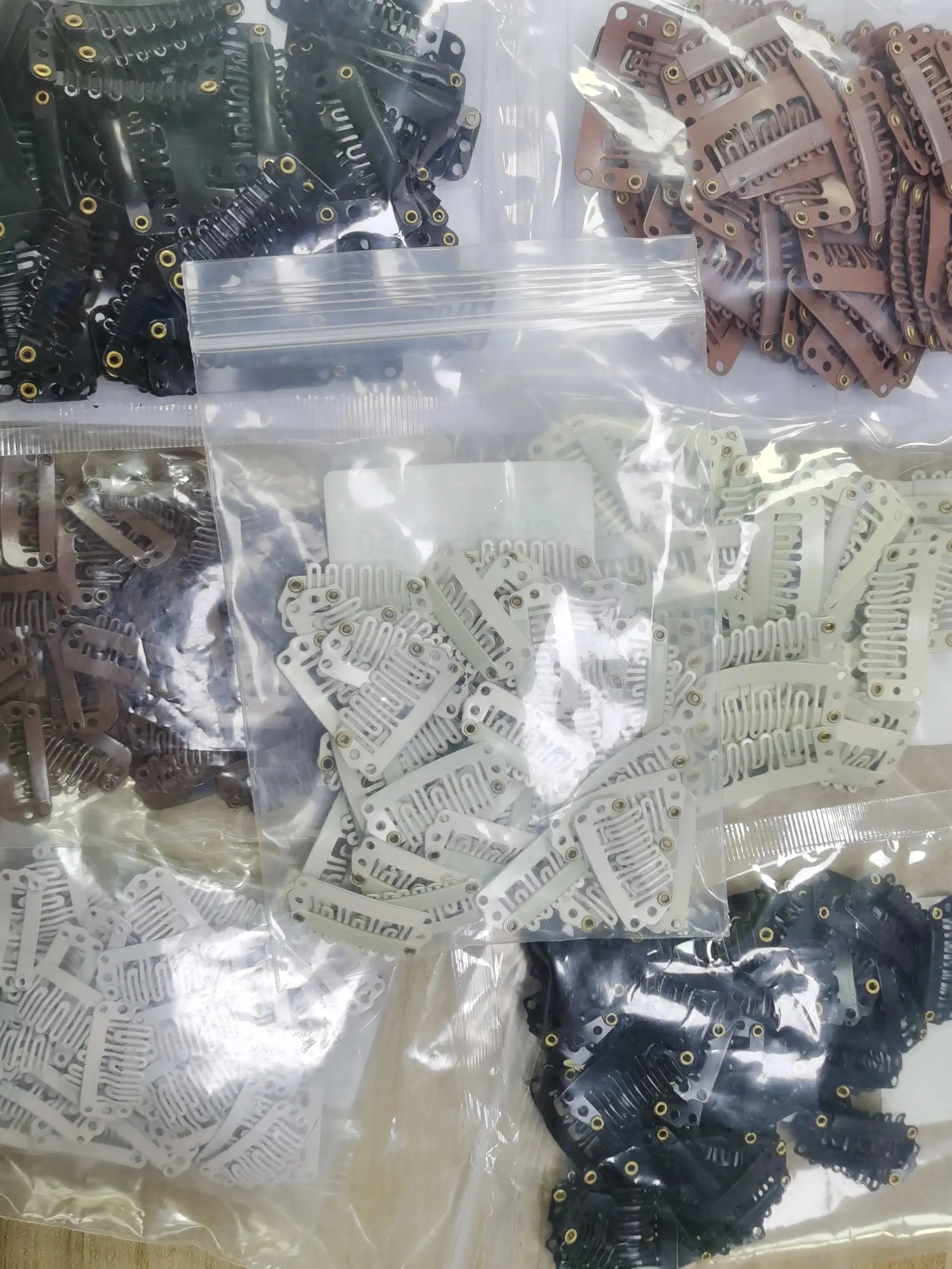 50 قطعة 2.8 سنتيمتر وصلات شعر كليب مقاطع الشعر للشعر المفاجئة كليب مع سيليكون عودة شعر مستعار كليب ل كليب في نسج شعر مستعار اكسسوارات