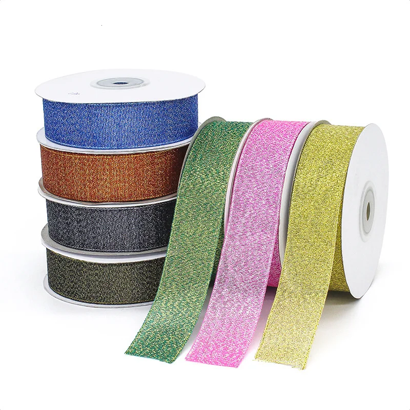 25yards/Roll Polyamide Ribbons 10/15/25MM For Wedding Birthday Party Cake Decorate Handmade Gift DIY Wrapping Accessories Tools