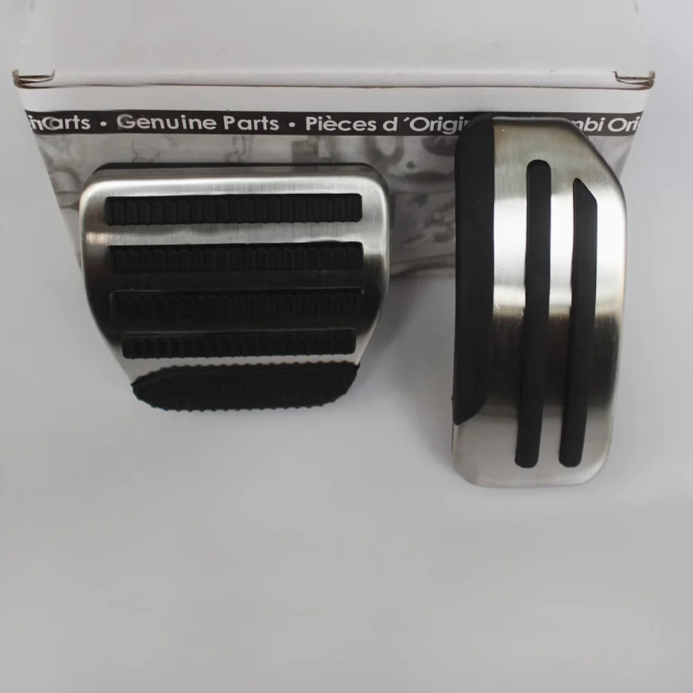 Car Gas Brake Rest Pedals for Nissan Sunny N17 Latio Versa V-Drive Tiida C12 Pulsar Anti-Slip Brake Footrest Cover Accessories