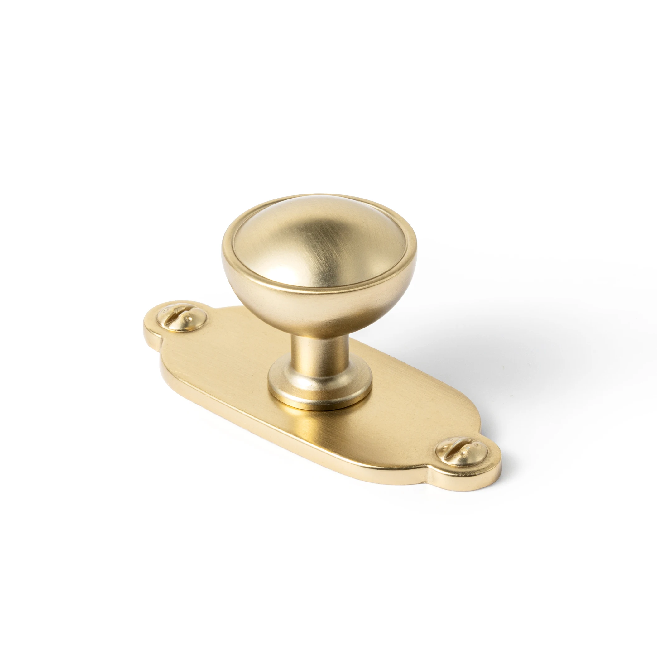 6Pack Antique Brass Cabinet Kn - Furniture Hardware With Backplate recension och pris
