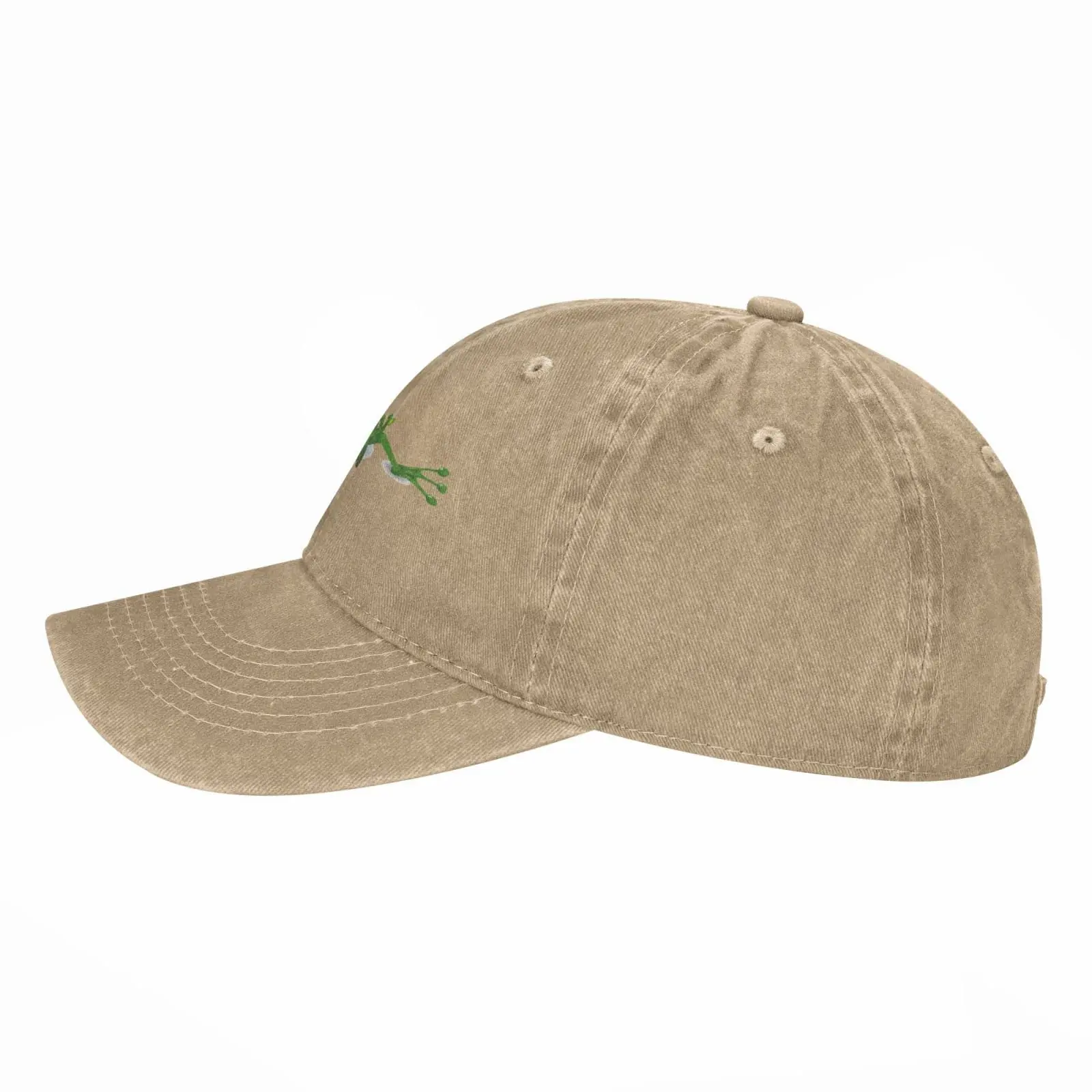 Frog Natural Baseball Caps Soft Trucker Hats for Men Women Denim Hats Outdoor Casual Sport All Seasons