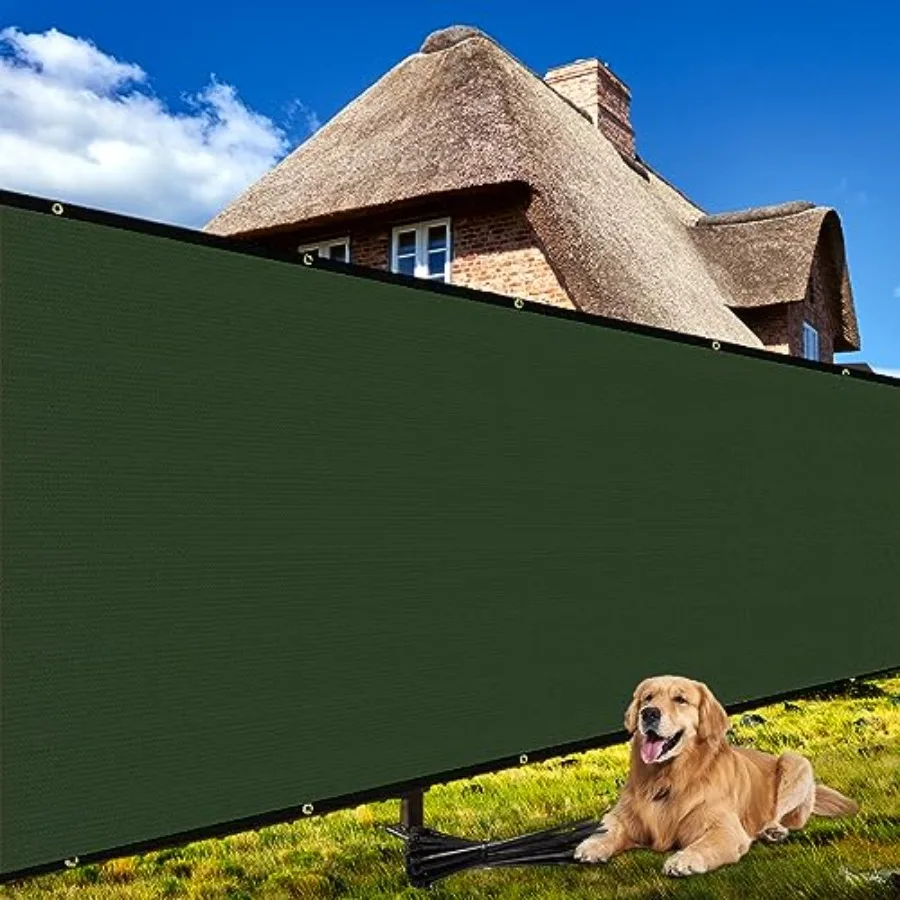 

Сетка для ограждений 6' x 50' для обеспечения конфиденциальности, сверхпрочная, 170 GSM, затеняющая сетка-занавес для стен, сада, заднего двора, улицы, домашнего декора