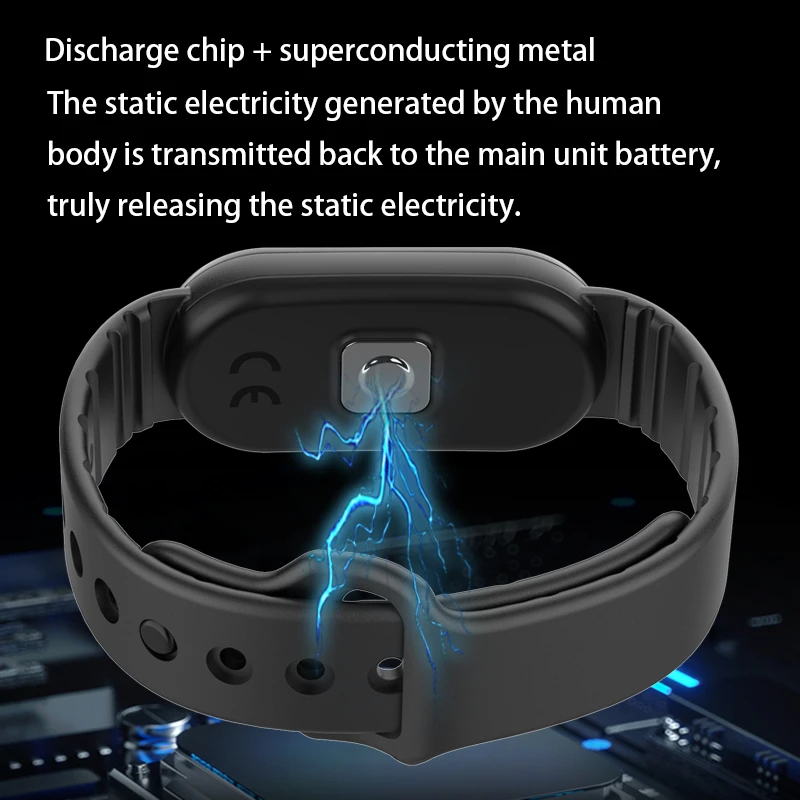 New Wireless Anti-Static Wristband - Body Static Eliminator for Winter Touch & Release Human Body Static Remover