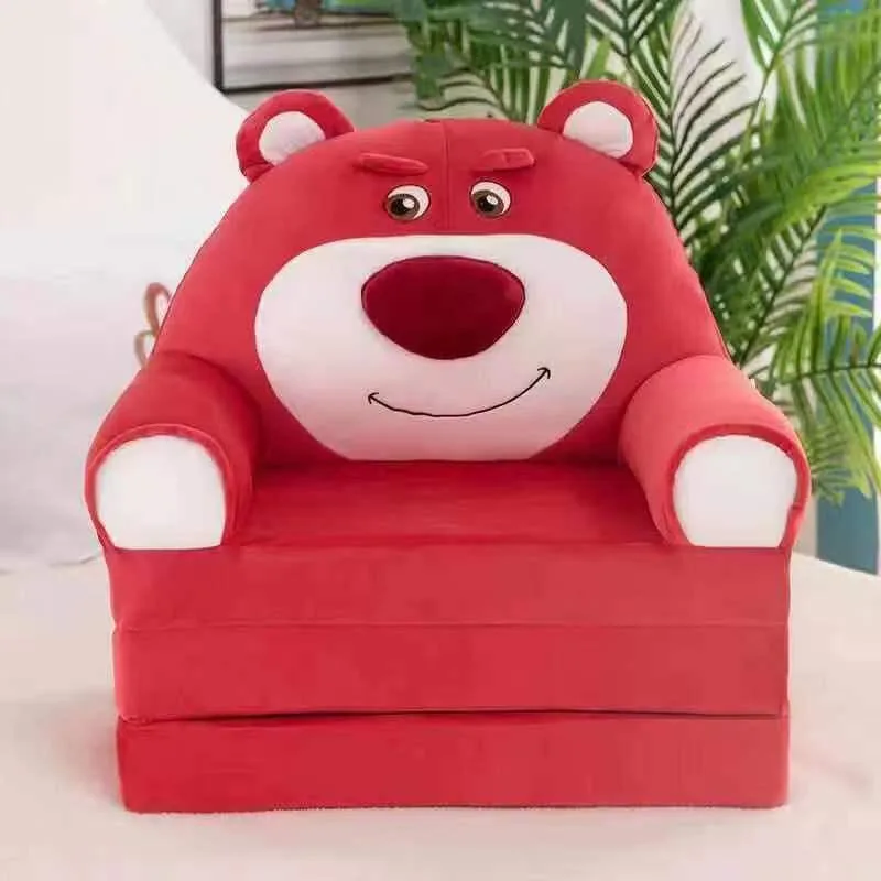 Anime Cartoon Sanrio Hello Kitty Kuromi Child Kawaii Sofa Chair Folding Sofa Bed Lazy Small Sofa 115X50Cm In Stock