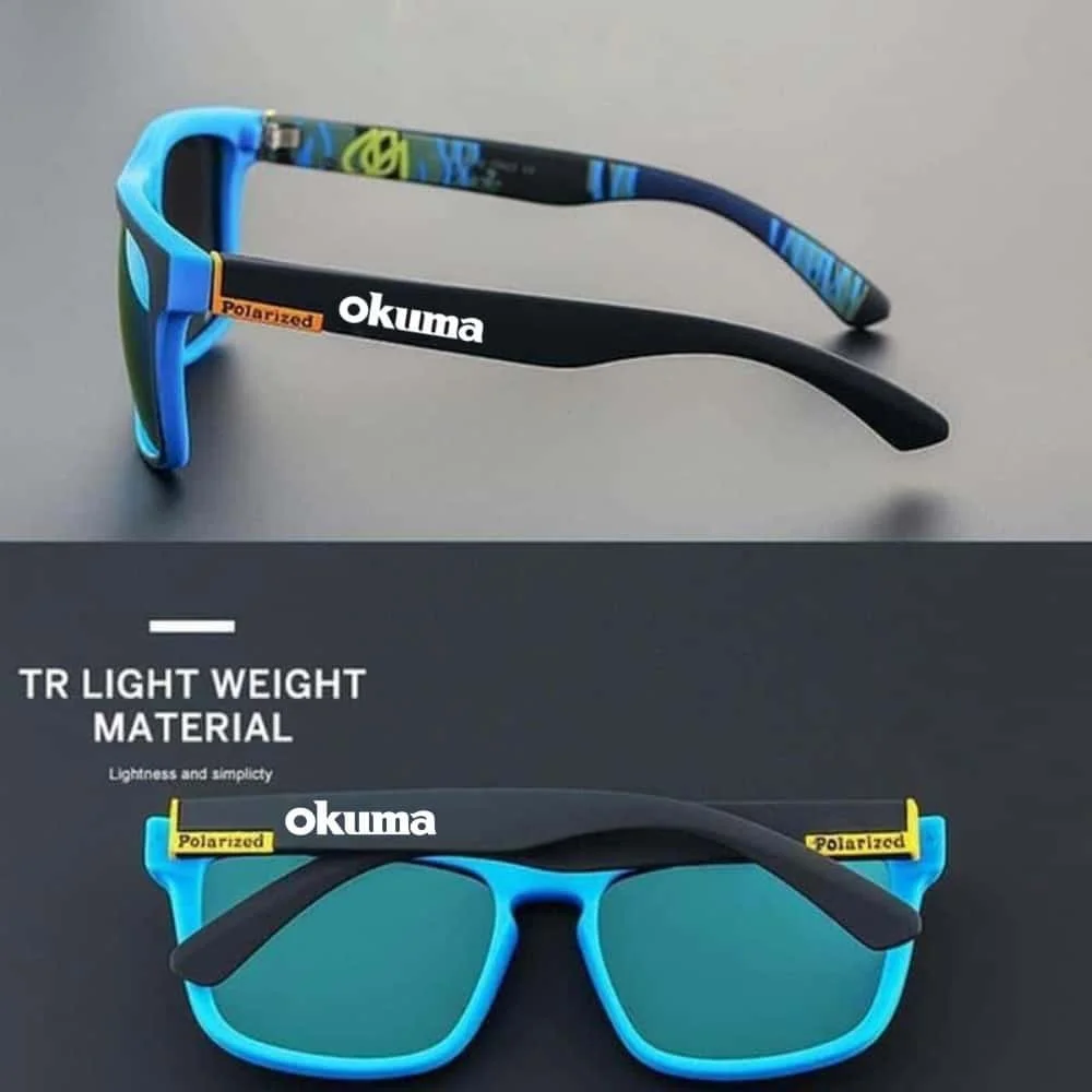 Okuma Angelbrillen, polarisierte Okuma-Sonnenbrillen für Männer und Frauen, zum Fahren und Angeln, UV400-Brillen, erhältlich in 6 Farben – Detail 7