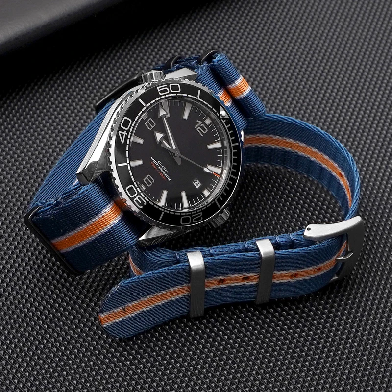 Superior Nylon Watchband for OMEGA Seamaster Seiko SKX007 Durable Bracelet Men Women 18/20/22/24mm Universal NATO Woven Strap image 3