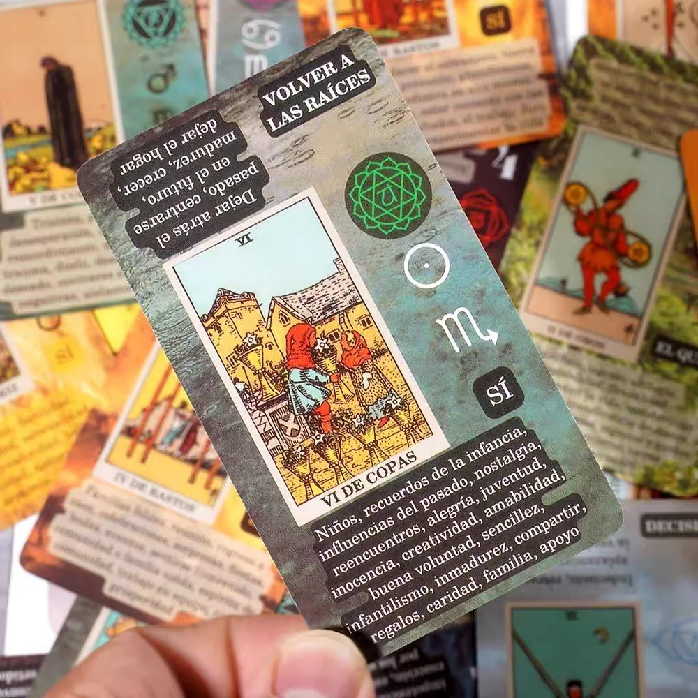 بطاقات التارو للتدريب على كوكبة مع معنى للمبتدئين، 78 قطعة من بطاقات أوراكل الروحية، "عزيزي المستقبل، أنا جاهز"