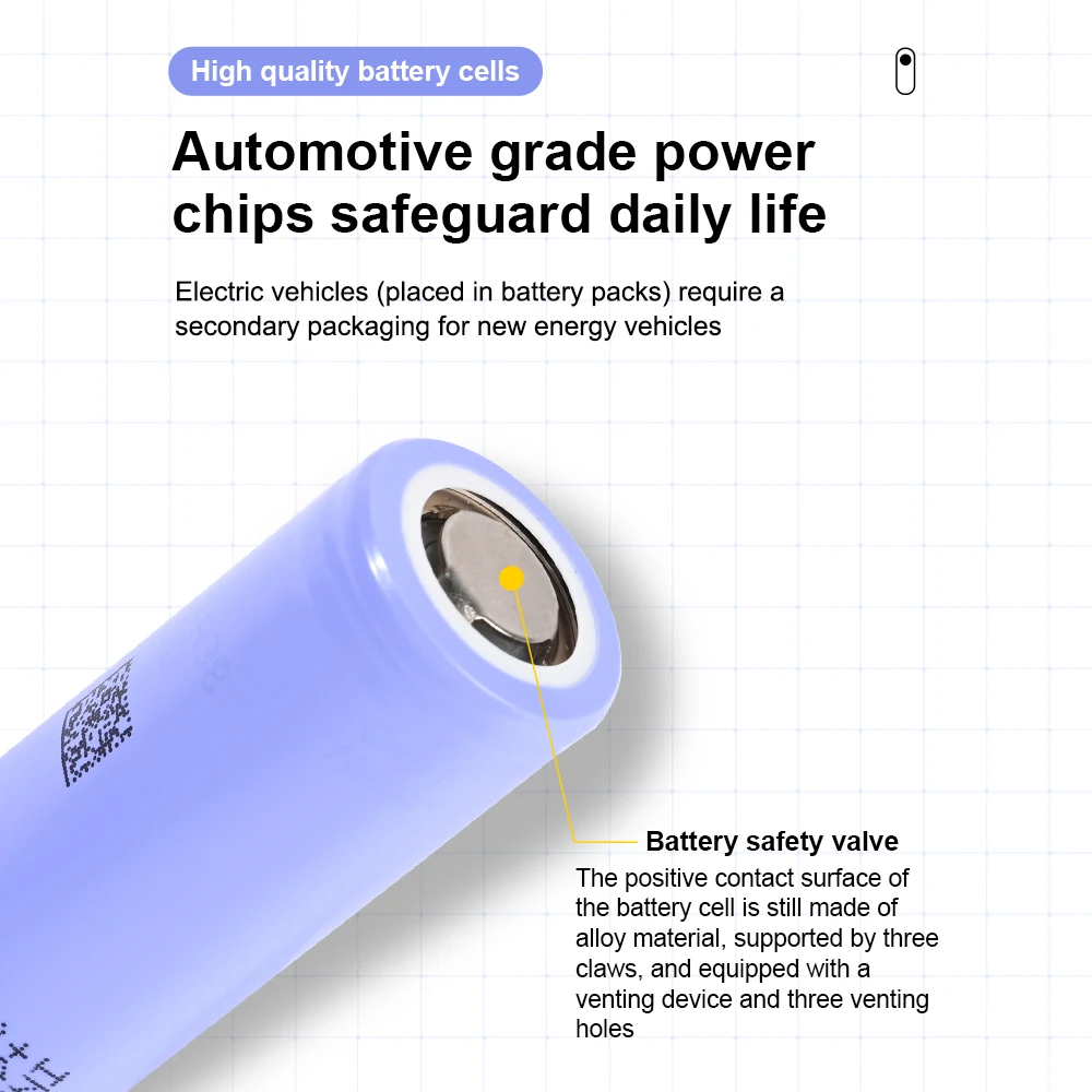 Lithium ion rechargeable battery with a capacity of 4000mAh and a large capacity of 3.6V can be used for power tools