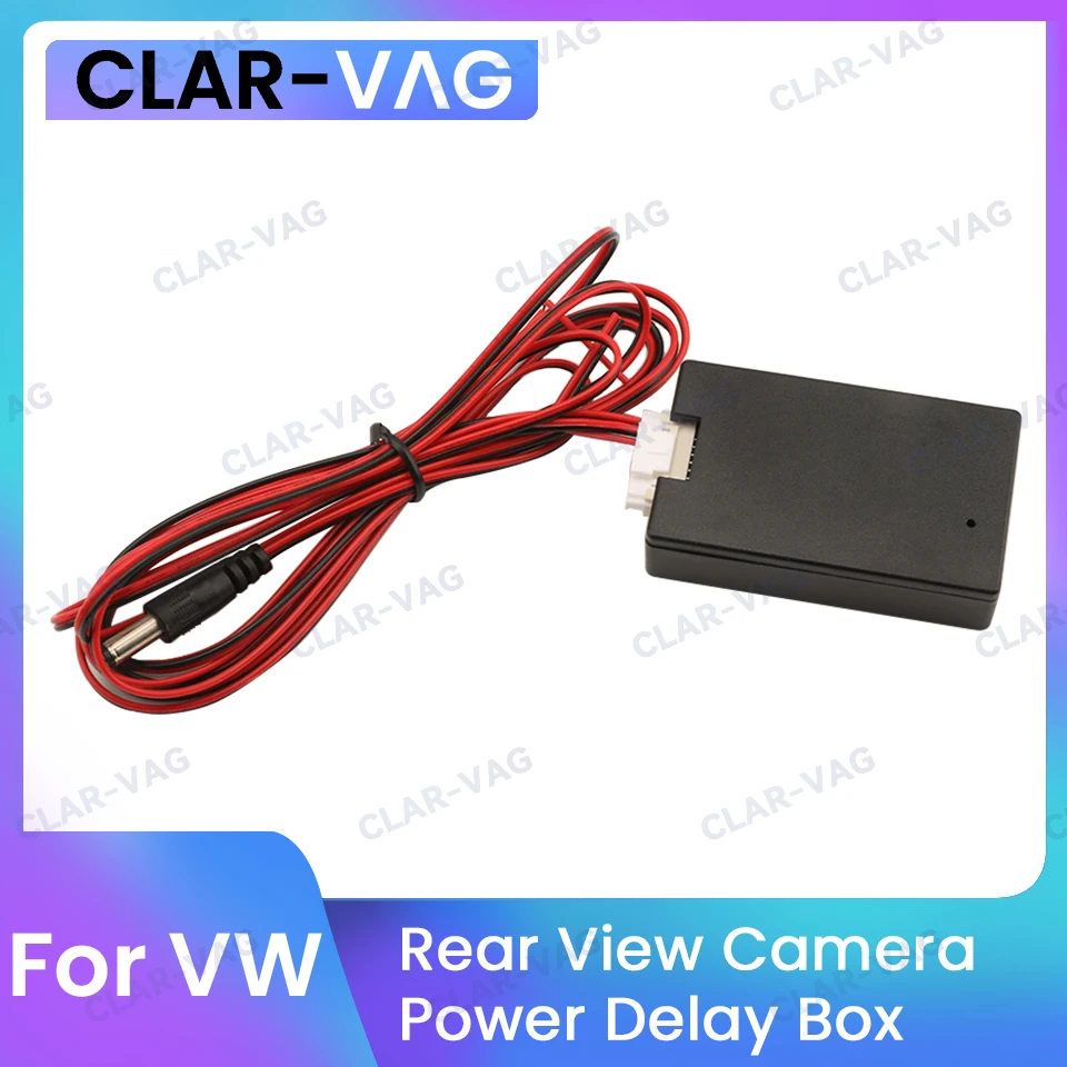 For VW Audi Car Rear View Camera Power Delay Timer Box 12V DC Power Relay Filter Rectifier Capacitor Connector Auto Parts