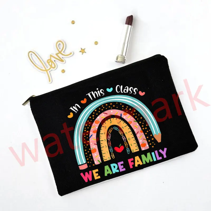 Teacher's Gift  Back To School Gift Toiletry Bag Pouch Bags for Women Luxury Bag Neseser Para Mujeres Maquillaje Make Up Bag