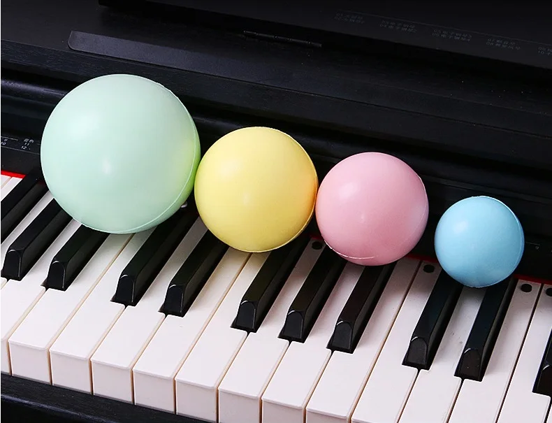 4PCS/SET Finger Training Ball Piano Playing Auxiliary Finger Strength Training Equipment Hand Holding Ball