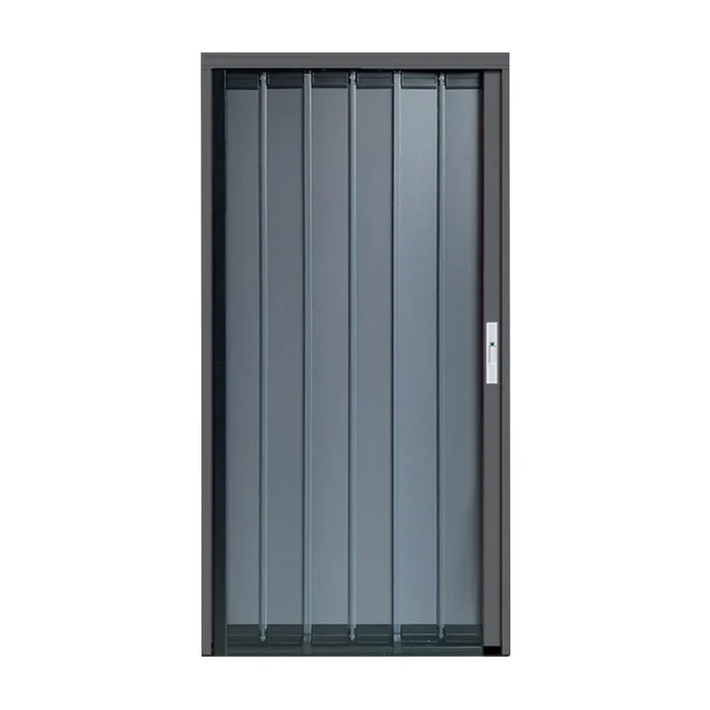 All aluminum alloy partition folding door panel sliding kitchen bathroom corridor fireproof natural gas leakage