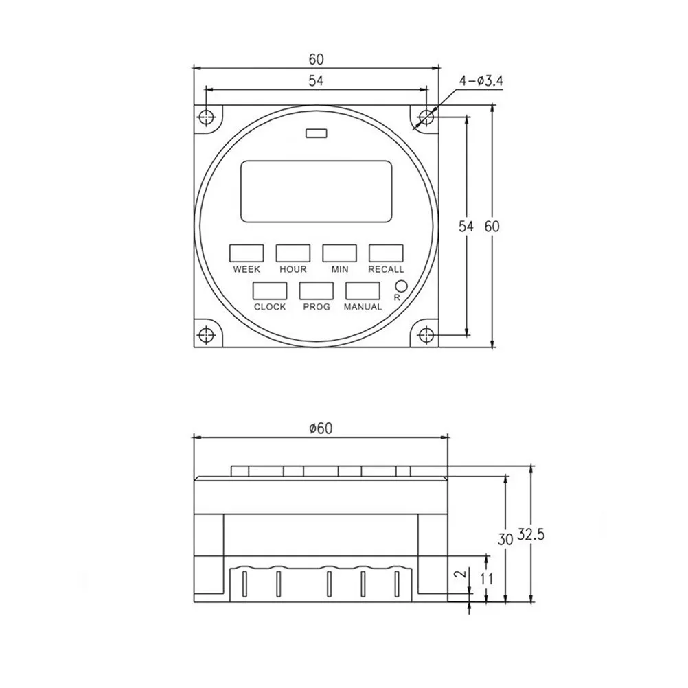 Tm618n-2 Digital LCD Power Weekly Programmable Time Controller Multi-Function Microcomputer Timer for Electrical Appliances Neon
