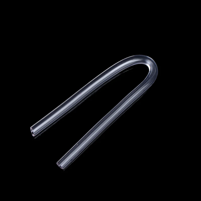 **1PC U Shape BTE Earmold Hearing Aid Bent Tubing PVC Transparent Earmold Tube Tubing For DIY BTE Hearing Aid Accessories
