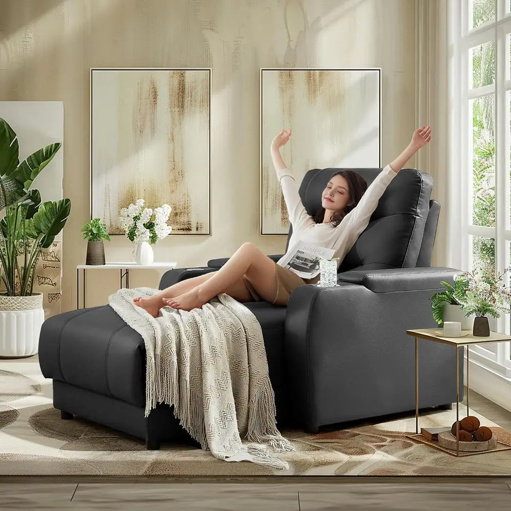 

Home Theater Seating Oversized Recliner Chair aux Leather Recliner Soa Comy Home Theater Chairs Power Loveseat Recliners with Cu