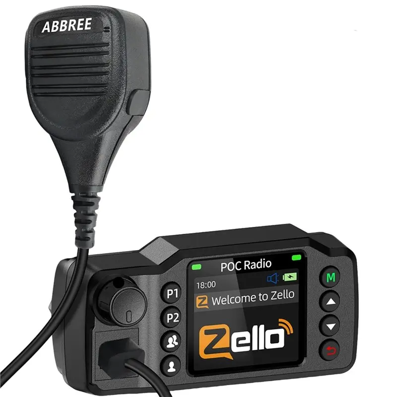 

ГОРЯЧАЯ ЦЕНА! Две SIM-карты для автомобильной радиостанции ABBREE GP-8900 Plus Mini POC Network Zello с GPS-антенной, большой дальностью действия, 4G, Android, Wi-Fi