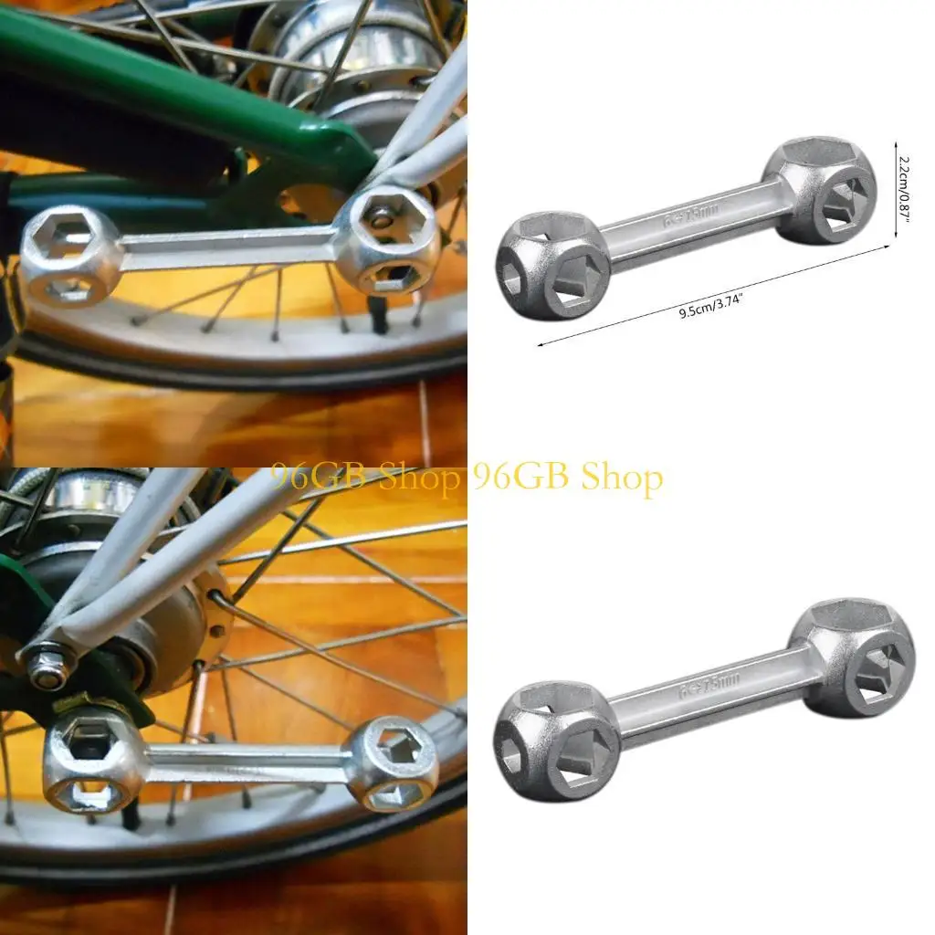 

96 ГБ формы шестигранного гаечного векселя 10 отверстий размер 6-15 мм 10 в 1 оцинкованное стальное шестигранное навесное