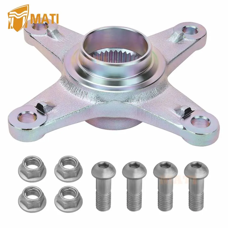 Rear Axle Sprocket Mount Hub Collar Holder Kit for Yamaha YFZ450 2004-2013 Raptor 700 2006-2024 1S3-25386-00-00 5TG-25386-00-00