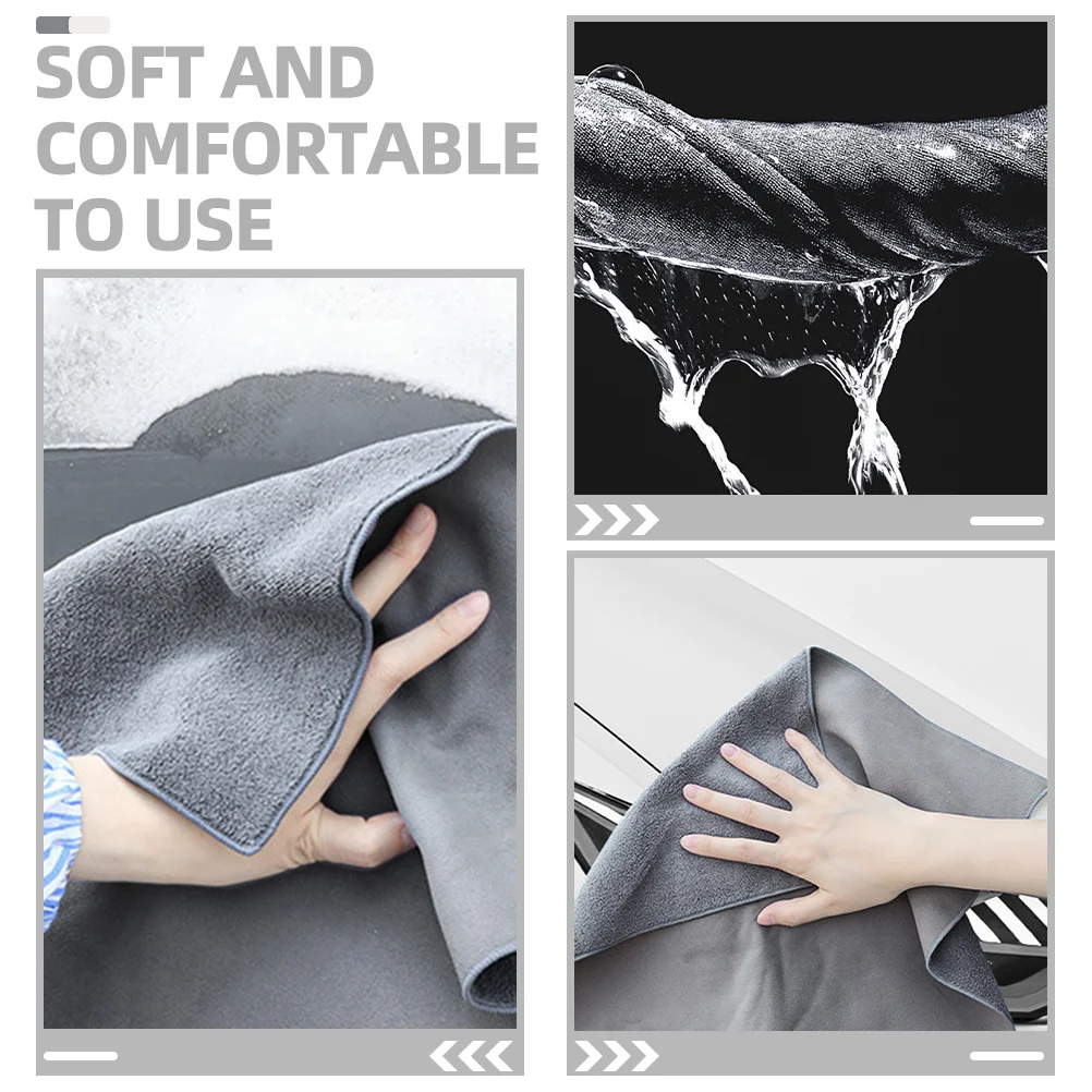 

Car Wash Towel Super Absorbent Durable No Water Marks Exterior Interior Cleaning Cloth Cleaning Cloth Drying Towel