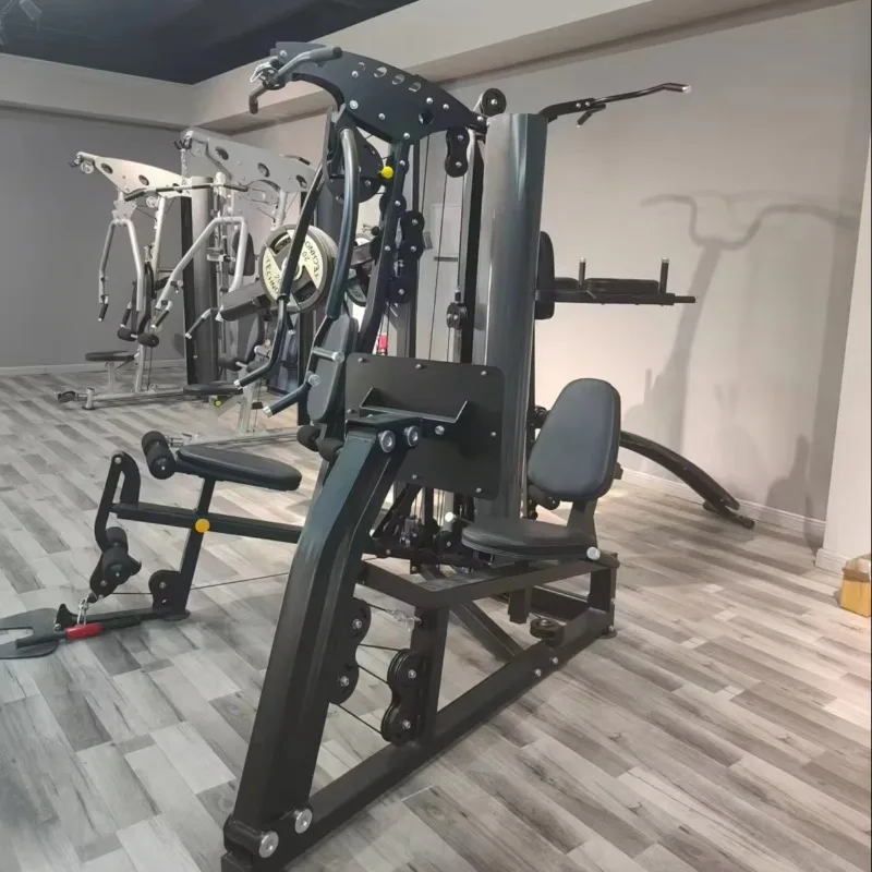 

Strength Training Machine Home 5 Person Standing Multi-Functional Exercise Set 5 Station Gym Fitness Equipment