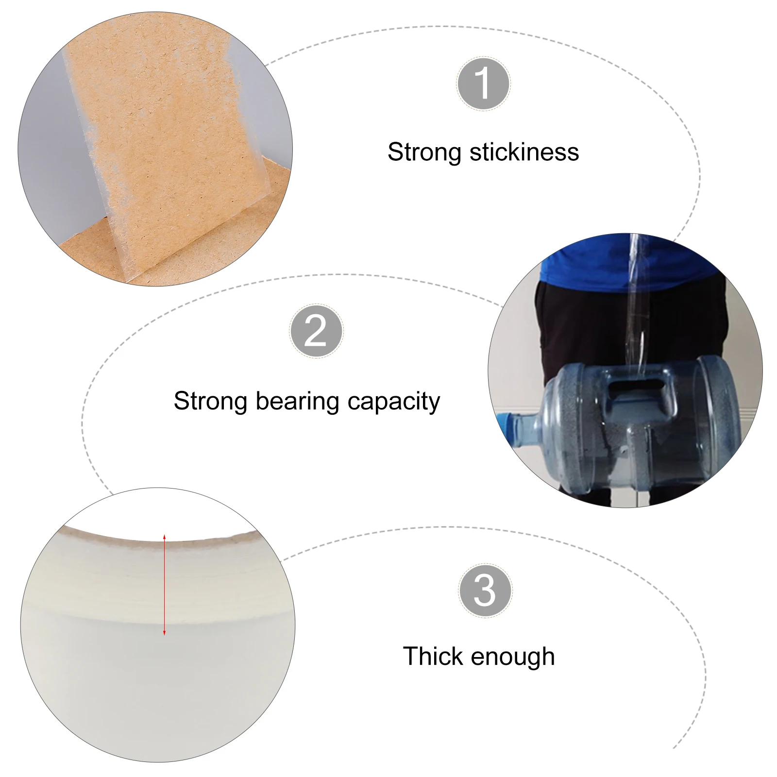 Silent Tape Premium Material Lightweight Compact Reduce Noise Home Supplies Shop DIY Box Package Clear Sealing Packing Adhesive